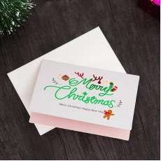 Christmas Greeting Card Simple Style Beautiful Card Wholesale
